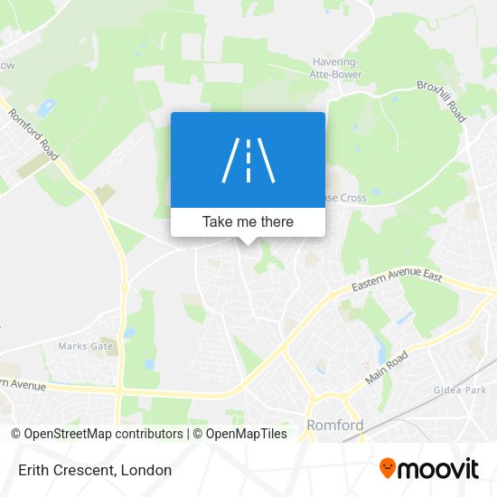 Erith Crescent map