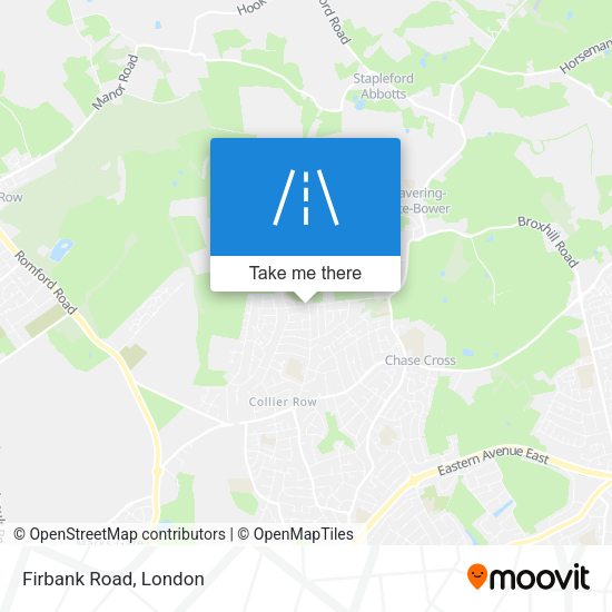 Firbank Road map