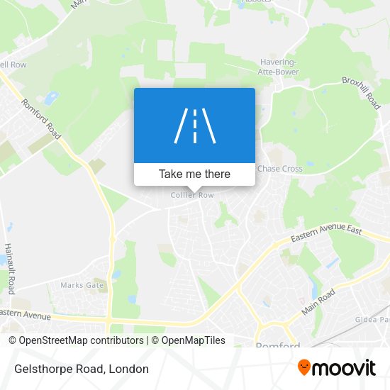 Gelsthorpe Road map