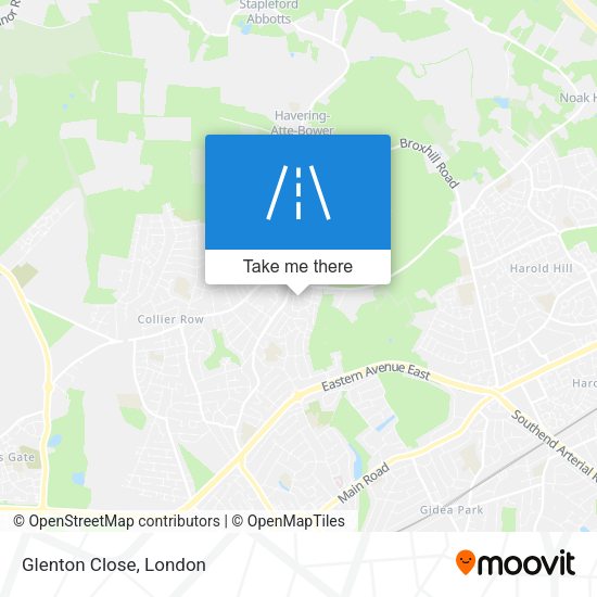 Glenton Close map