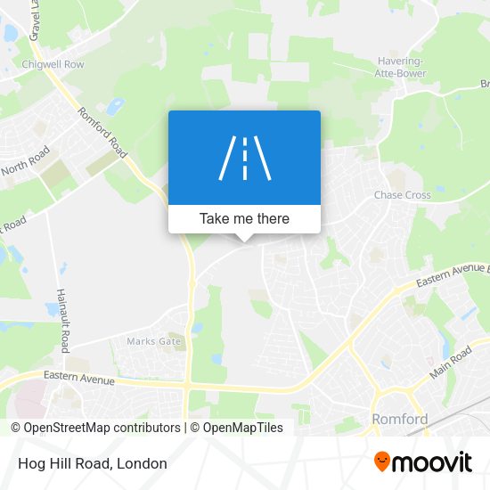 Hog Hill Road map