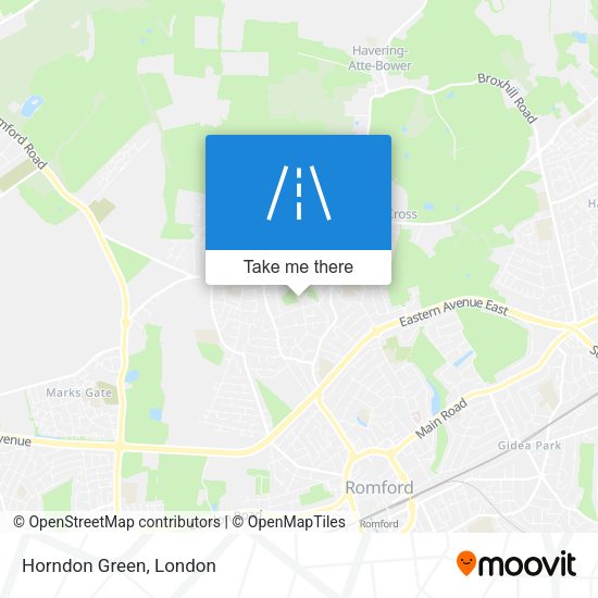 Horndon Green map