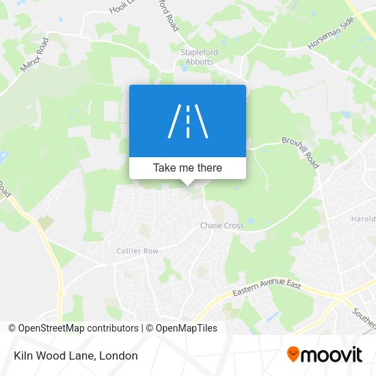 Kiln Wood Lane map