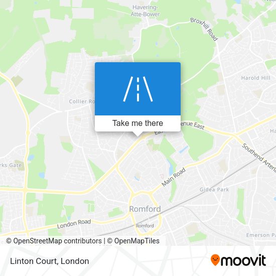 Linton Court map