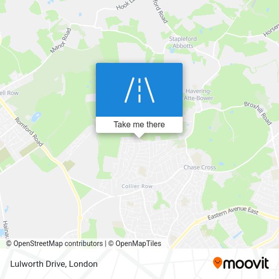 Lulworth Drive map