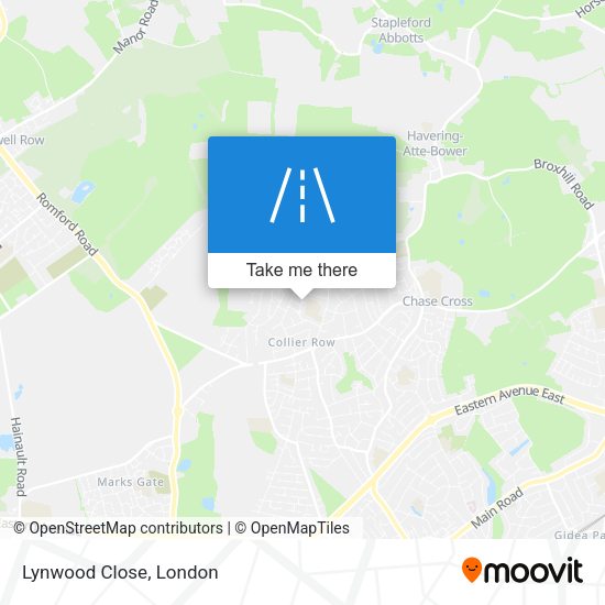 Lynwood Close map
