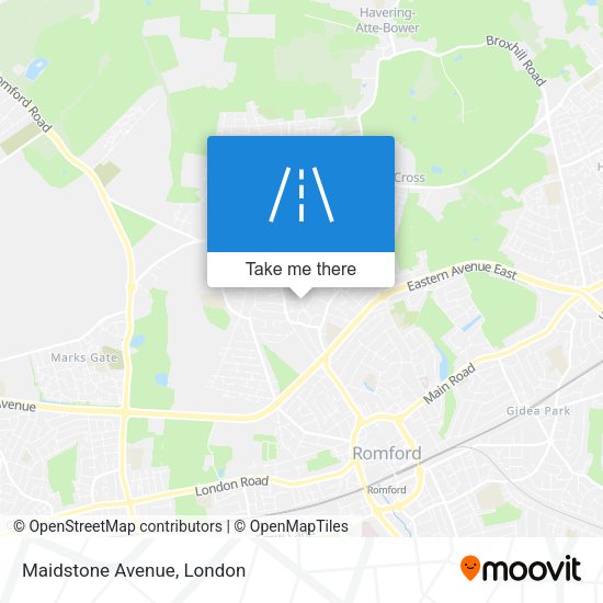 Maidstone Avenue map