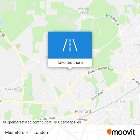 Mashiters Hill map