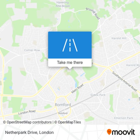 Netherpark Drive map