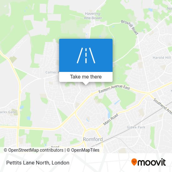 Pettits Lane North map