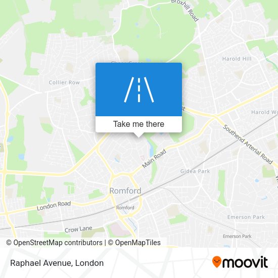 Raphael Avenue map