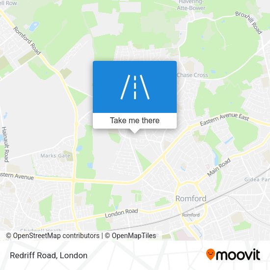 Redriff Road map