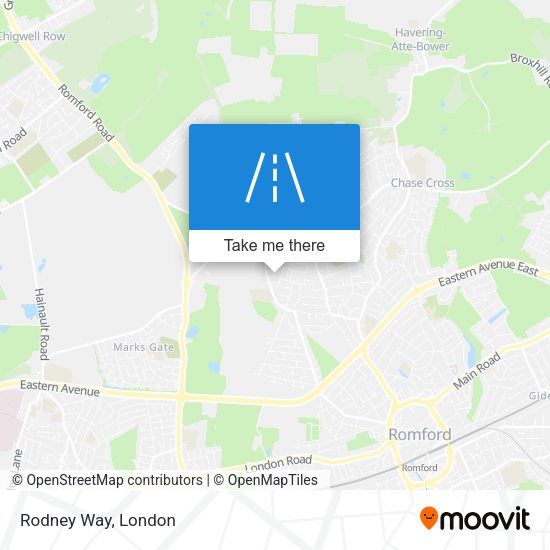 Rodney Way map
