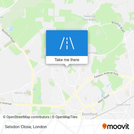 Selsdon Close map