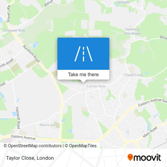Taylor Close map