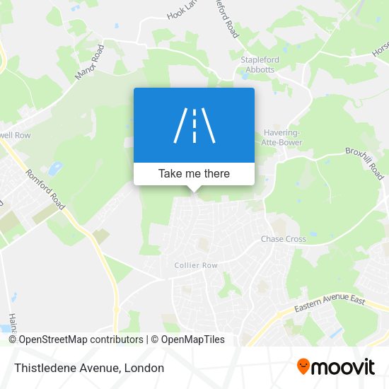 Thistledene Avenue map