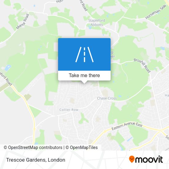 Trescoe Gardens map