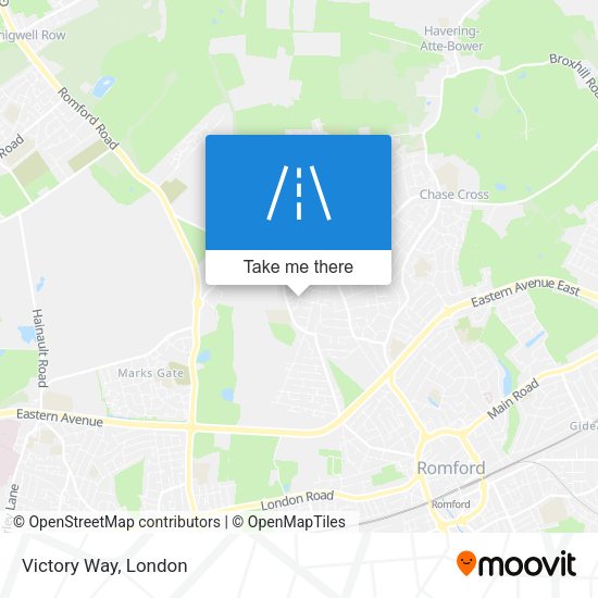 Victory Way map