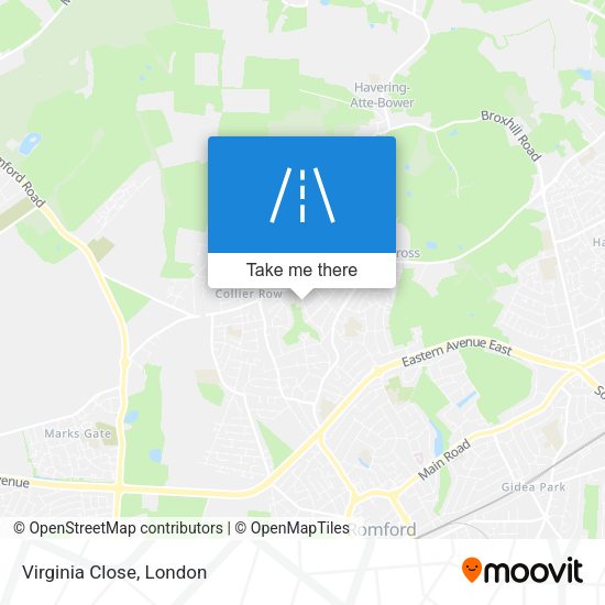 Virginia Close map