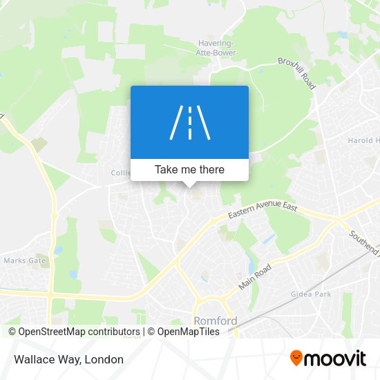 Wallace Way map