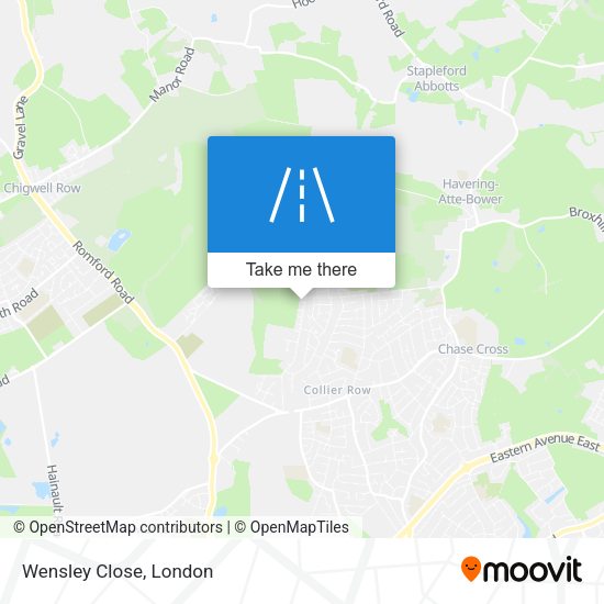 Wensley Close map