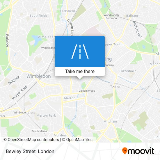 Bewley Street map