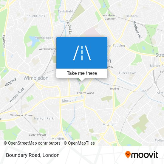 Boundary Road map