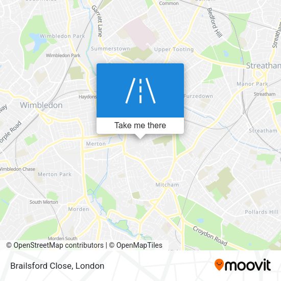 Brailsford Close map