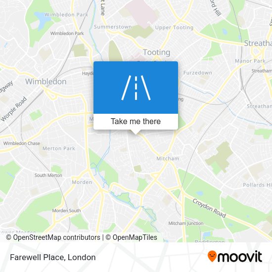 Farewell Place map