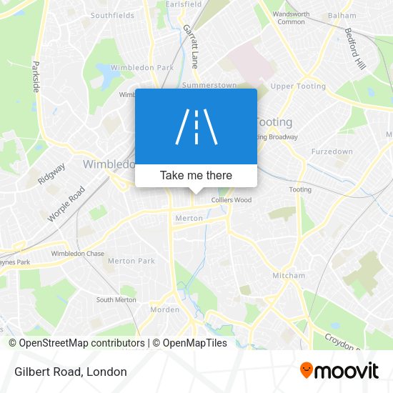 Gilbert Road map