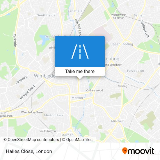 Hailes Close map