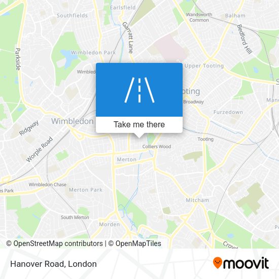 Hanover Road map