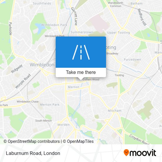 Laburnum Road map