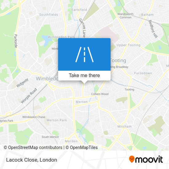 Lacock Close map