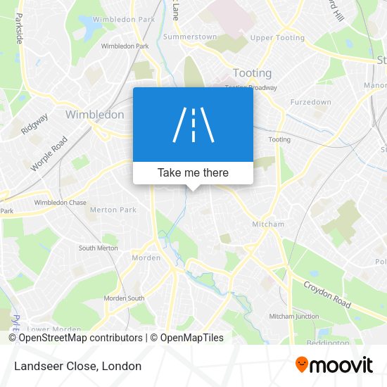 Landseer Close map