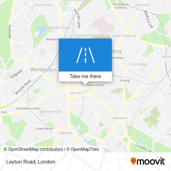 Leyton Road map