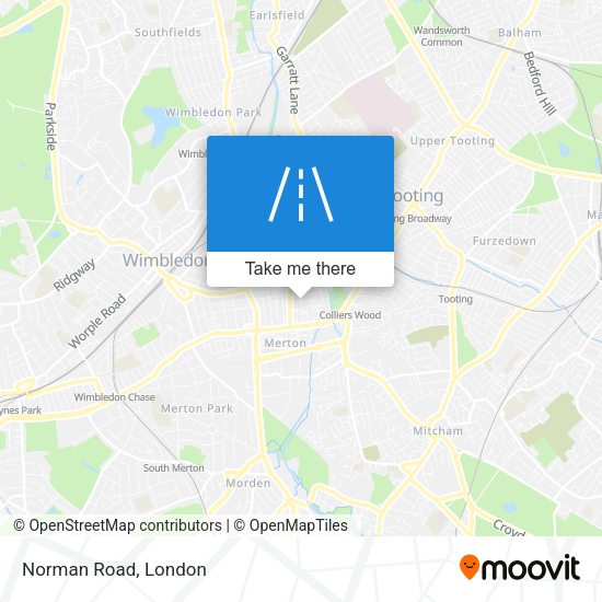 Norman Road map