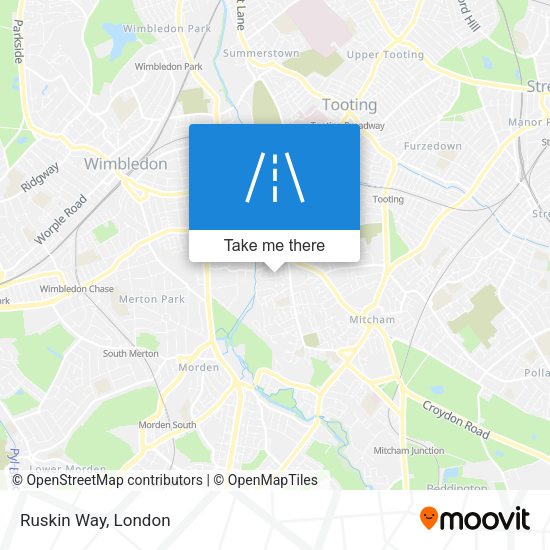 Ruskin Way map