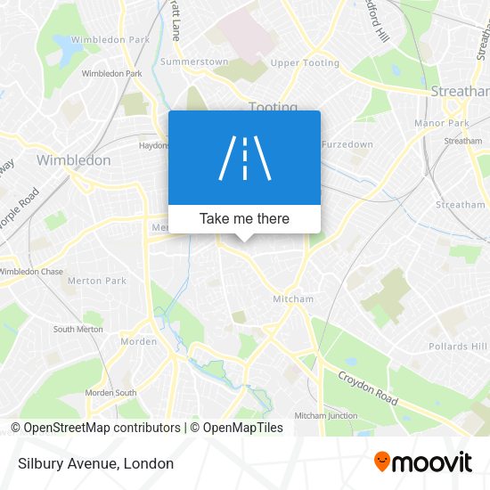 Silbury Avenue map