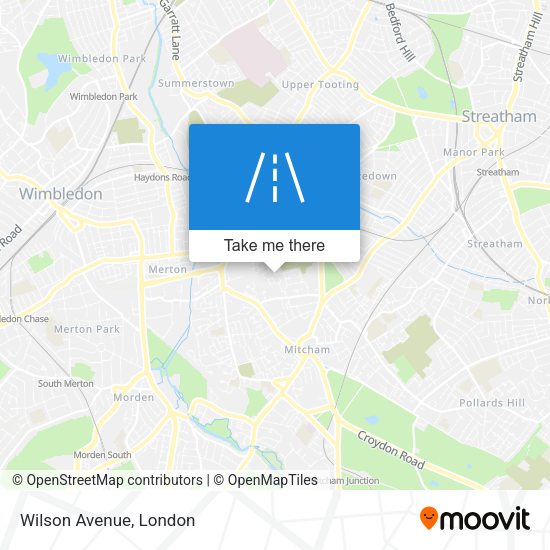 Wilson Avenue map