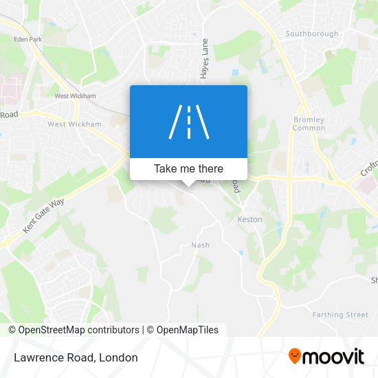 Lawrence Road map