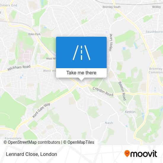 Lennard Close map