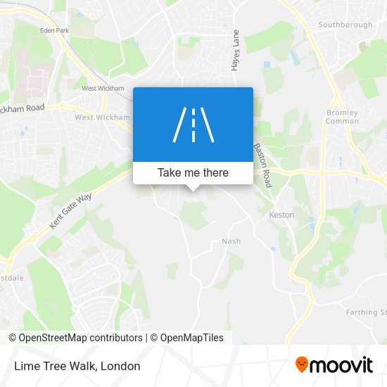 Lime Tree Walk map
