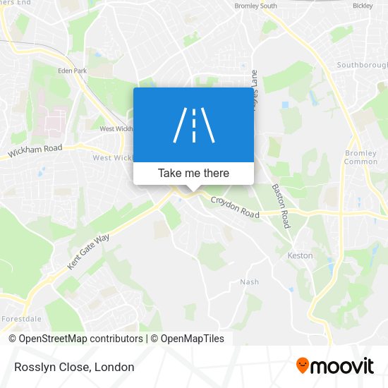 Rosslyn Close map