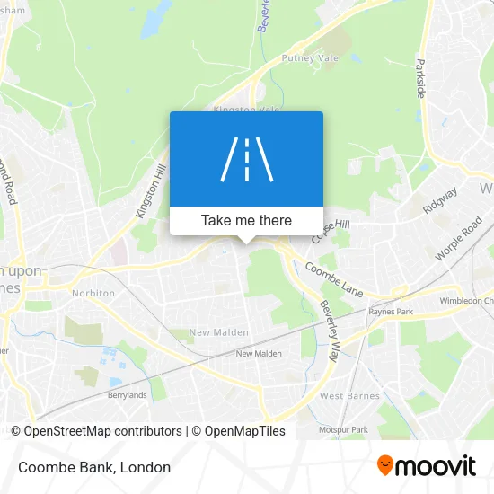 Coombe Bank map