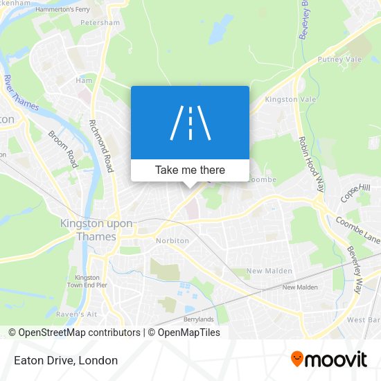 Eaton Drive map
