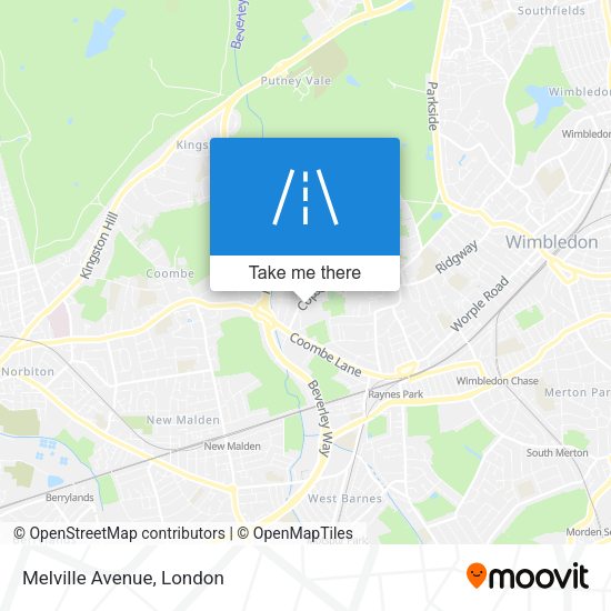 Melville Avenue map