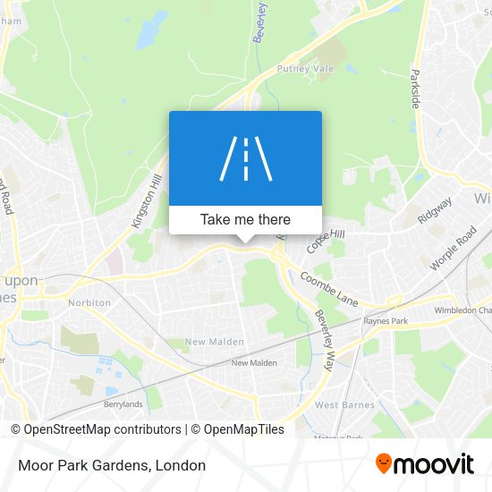 Moor Park Gardens map