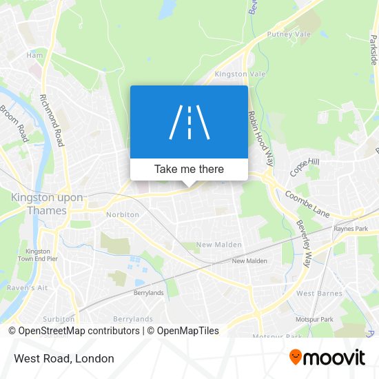 West Road map