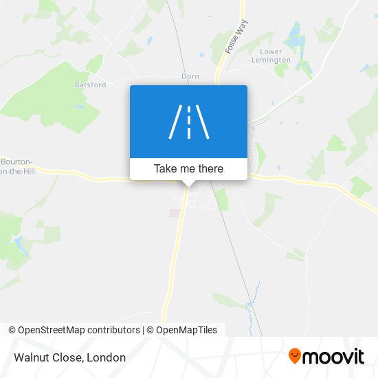 Walnut Close map
